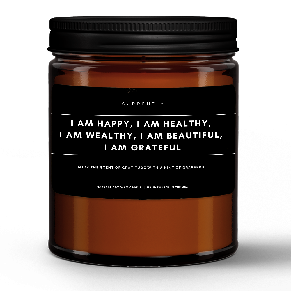 AFFIRMATION CANDLE (9oz) - CURRENTLY